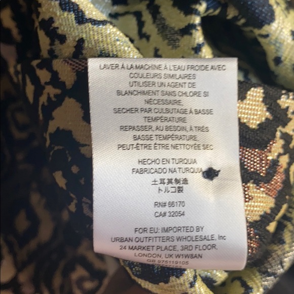 Free People Mod Crop Black And Gold Bootcut Pants - Picture 7 of 7